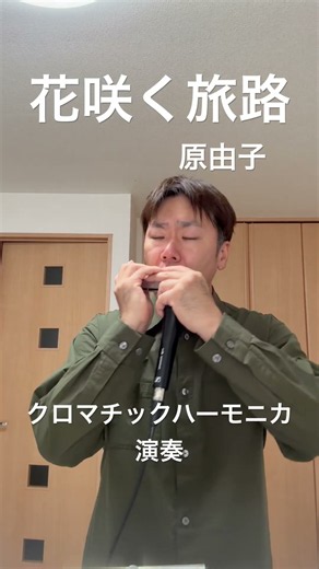 【クロマチックハーモニカ】 花咲く旅路/原由子 クロマチックハーモニカで演奏してみました❗️
