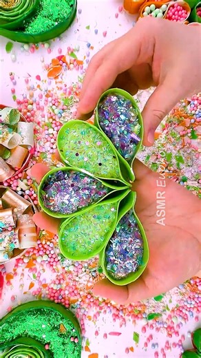 ASMR Crushing Crispy Soap Flowers with Starch & Glitter (3) | Euphoria Soap