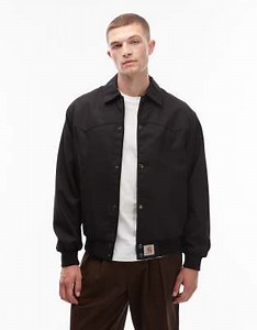 Carhartt WIP ray bomber jacket in black | ASOS