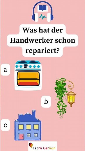 Hörübung A2 - Teil 3 Übung 14 | Listening practice A2 | #learngerman | #shorts