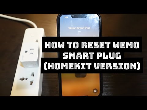 How to Reset Wemo Smart Plug (HomeKit Version)