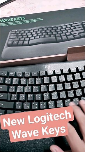 New "Logitech Wave Keys" looks #logitech #keyboard