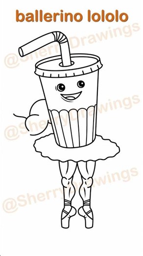 How To Draw Ballerino Lololo From Brainrot #ballerinolololo #howtodraw #shorts