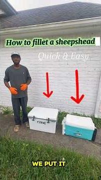 Easy way to clean sheep’s head fast‼️‼️‼️🔥 #creator #fishing #viral #sheepshead #explorepage