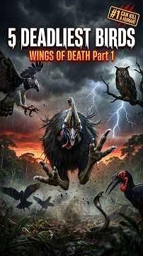 The World's Most Dangerous Birds Will TERRIFY You 😱 | Wings of Death Ep.1 #shorts