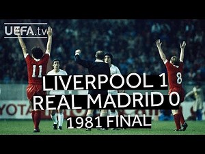 KENNEDY, DALGLISH, SOUNESS: LIVERPOOL 1-0 REAL MADRID, 1981 EUROPEAN CUP FINAL