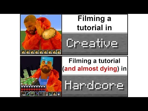 Practical Minecraft 4-Way Flying Machine I used to ride in Hardcore for my first Elytras + Cargo