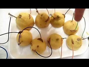 Experimento con limones-Se enciende el LED -Canal Ideas
