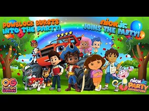 NEW NICKELODEON Crossover! 100% Completion! Dora & MORE - Nick Jr. Party Adventure Full Playthrough