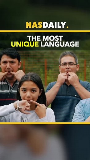 The Most Unique Language #nasdaily #nasmeanspeople #knowledge #travel #people #1minute #turkey #language #whistle