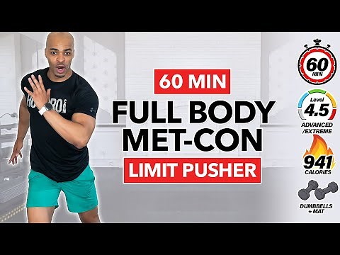 60 Min Full Body METCON // Metabolic Conditioning Workout