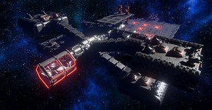 Sci-Fi Heavy Station Set SPACE STATION-1 | 3D Sci-Fi | Unity Asset Store