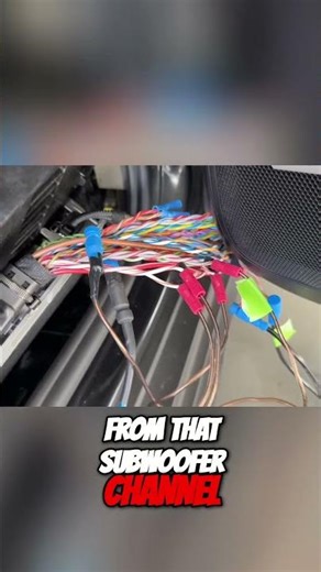 Converting Speaker Wire to RCA in 60 Seconds #carraudio #audioinstall #diy
