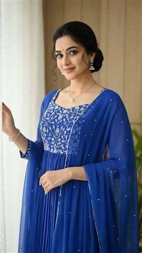 Budget friendly party wear kurtis only at Blueberry Designer Boutique Kerala