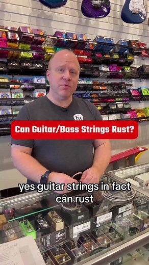 Can guitar and bass strings rust?🎸 Absolutely! Both guitar and bass strings can rust over time, especially if they are not properly maintained (humidity matters a lot). Rusty strings can negatively affect the sound quality and playability of your instrument, so it's important to regularly clean and replace them. If you notice any signs of rust on your strings, it's best to replace them as soon as possible to prevent further damage. Keep your strings clean and dry to ensure they last as long as
