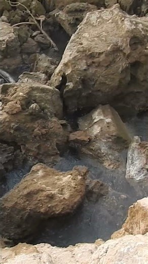 Too hot to touch? Testing Shala’s boiling vents. 🌡️⚠️