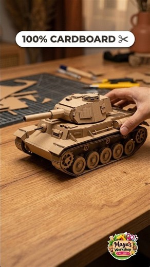 DIY Cardboard Tank | How to Make a Working Tank from Cardboard | Cardboard Tank Making