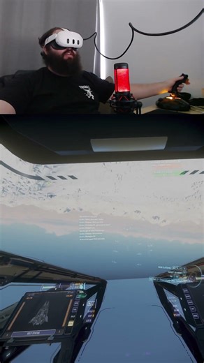 Flying upside down in Star Citizen VR