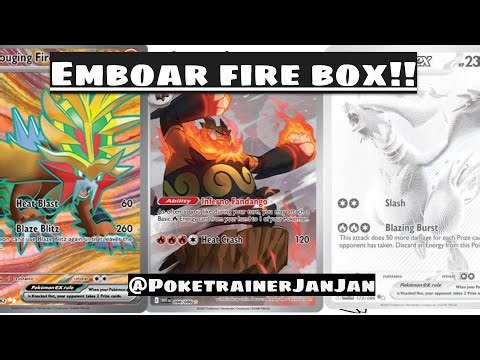 Pokemon TCG Live Emboar + Dunsparce Firebox!