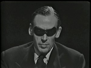 It's #NationalSunglassesDay. Did you know you can use your sunglasses to enter a trance and commune with intelligent life on Venus? Don't just take our word for it though - here's our esteemed friend Mr King demonstrating the technique in 1959. | BBC Archive