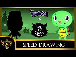 Timelapes Drawing Character: Happy Tree Friends Fanon - Shelldon | MY Style