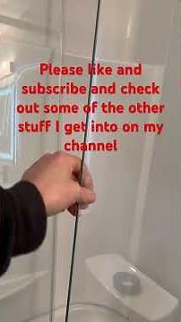 Home Depot maax walk in shower install almost done #drywallrepair #basementremodel