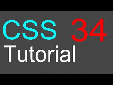 CSS Tutorial for Beginners - 34 - Absolute position for an element