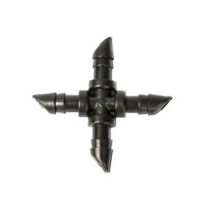[Hot Item] 1/4" Micro Tube Fittings Barb Cross for Micro Sprinkler