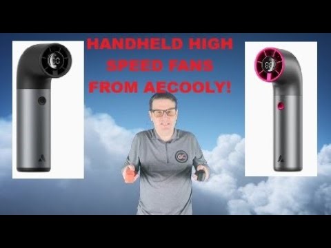 Aecooly Handheld High Speed Fans Aero Pro and Aero Ultra Unboxing and Review