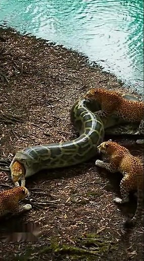 4 Leopards vs Giant Python, 3 Crocodiles, and 3 Hyenas | THE ULTIMATE SURVIVAL BATTLE