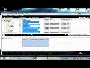 Como crear un disco de mp3 en power2go