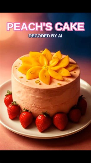 AI Baked Princess Peach's Cake From Super Mario 64 (Galaxy Movie Just Hit Digital) #Shorts