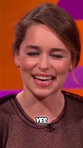 Emilia Clarke's Parents Watched Her Weird Scenes! #celebrity #comedy #talkshow #interview #story