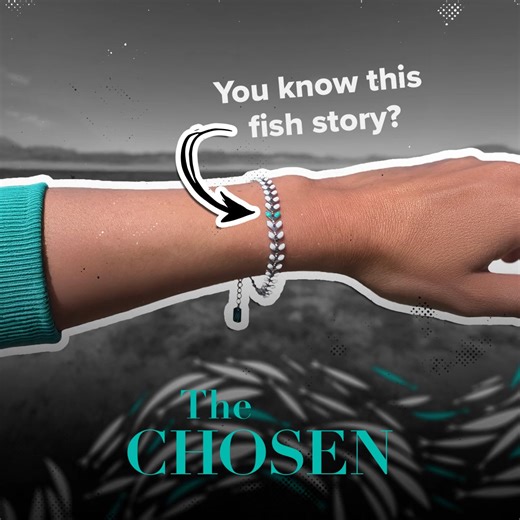 The story of The Chosen in one iconic image—13 fish swimming against the current. You can be #14. | The Chosen