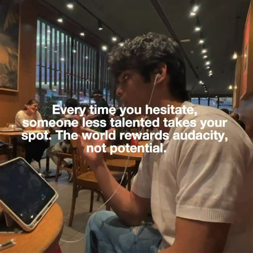 @zyedd.clips on Instagram: "Don’t hesitate to work. Hesitation kills more dreams than failure ever will. While you’re overthinking, time is moving. While you’re waiting, someone else is building. Work even when you’re unsure. Work when motivation disappears. Work when no one is watching or clapping for you. You don’t need perfect conditions. You need discipline, consistency, and urgency. Every hour you delay is momentum you lose. Every action you take compounds. Stop negotiating with comfort. St