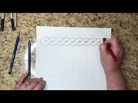 How to draw a basic twist using a grid