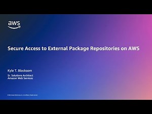 Secure Access to External Package Repositories on AWS | Amazon Web Services