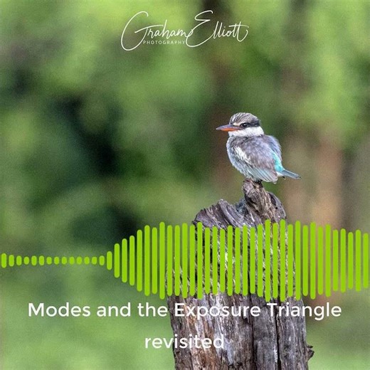 Modes and the Exposure triangle revisited soundbite #learnphotography #creativephotography #podcast