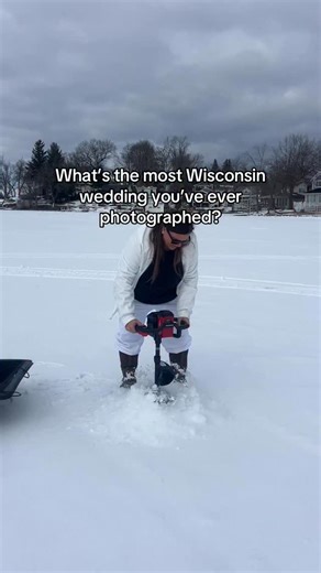Handmade tip ups, getting ready in the ice shack, ice fishing before and during the ceremony, fireworks, all your favorite people, reception at the golf course after. Name something more Wisconsin! Stay tuned for the pics 🎣 🧀 🍺 #midwestweddings #wisconsinweddingphotographer #icefishingnation #midwestweddingphotographer #wisconsinwedding | MiKayla Ryan Photography