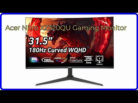 REVIEW (2026): Acer Nitro XZ320QU Gaming Monitor. First Look.