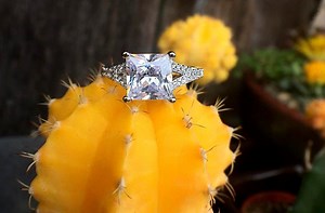 30 Unforgettable Princess Cut Engagement Rings To Get Her Heart