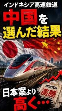 日本を蹴って中国を選んだ結果 インドネシア高速鉄道の誤算