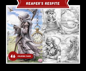 Chilling Smoking Skeleton Coloring Book Macabre Whimsical Designs Grayscale Adult Coloring Pages for Kids Printable Gothic Reaper PDF - Etsy