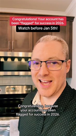 Drop a comment below to see if your account qualifies 👇 Watch this before January 5th, 2026! Congratulations, your account has been flagged for success for all of 2026! Don’t miss this! Genx group 7!