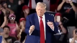Video: Trump shows off iconic YMCA dance moves to celebrate 100 days in office
