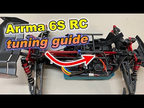 Arrma 6S tuning adjustments guide #razortuned