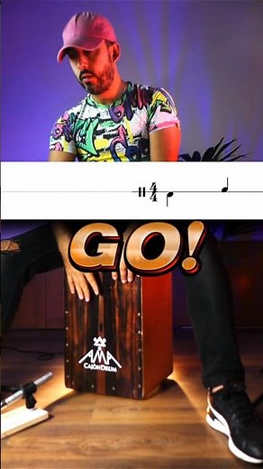 🫡 CAJON from Beginner to IMPOSSIBLE (level by level) #drum #percussion #readmusic #lesson #tutorial