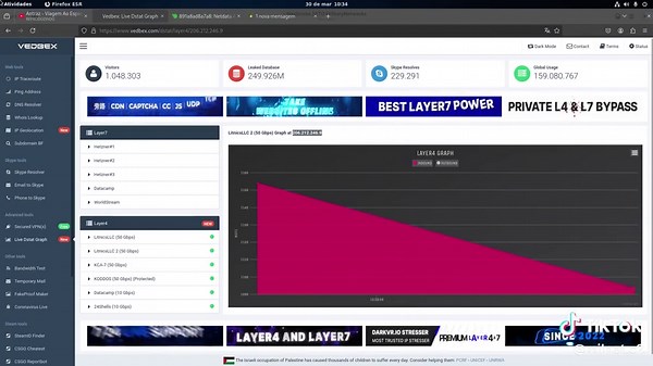 By Haxstroke | MILNET Botnet C2 Showcase 50Gbps #ddos #botnets