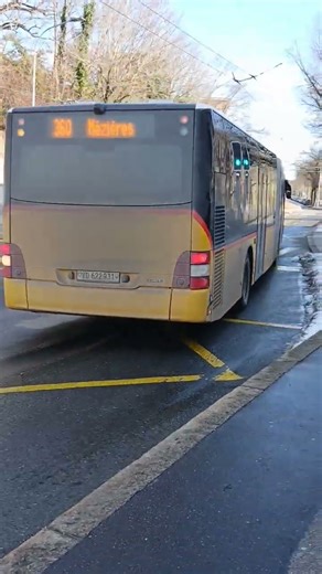 Bus 360 Carpostal Direction Mézières VD#lausanne #bus#shorts