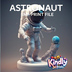 3D Printable Astronaut 3MF File – Instant Download | DIY 3D Printing Model - ASTRO09 - Etsy